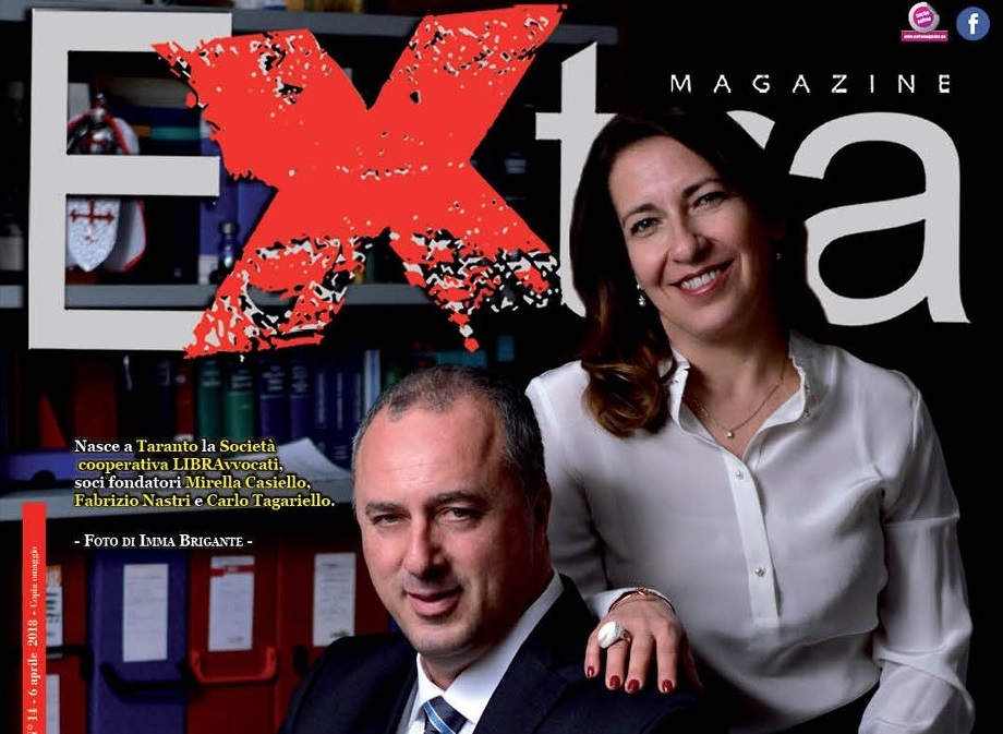 Extra Magazine dedica la copertina a Libra Avvocati
